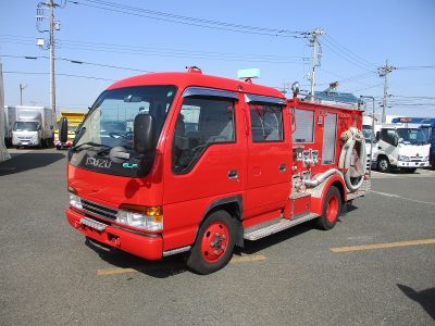 いすゞ　平成12年式 消防車 Wキャブ ４WD