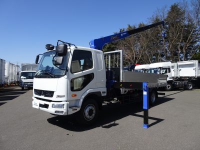 三菱 令和6年式 クレーン付 増トン 4段・ラジコン 7.7t積載