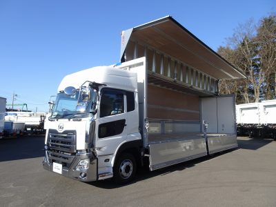 UD 令和6年式 ウイング ハイルーフ 4軸低床