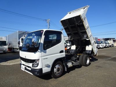 三菱 令和3年式 ダンプ 極東 全低床 3t積載