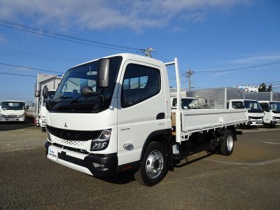 三菱 令和6年式 平ボディー ワイドロング 全低床 2.95t積載