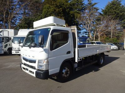 三菱 令和2年式 平ボディー ワイドロング 高床 3.5t積載