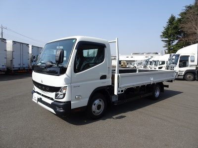 三菱 令和6年式 平ボディー ワイドロング 全低床 2t積載