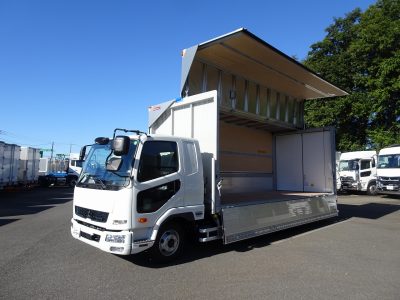 三菱 令和6年式 ウイング ワイド 格納ゲート
