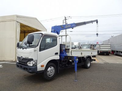 日野 平成28年式 クレーン付 標準ロング 4段ラジコン 3t積載