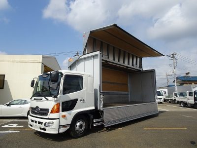 日野 平成29年式 ウイング 標準 格納G　