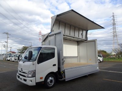 日野 令和6年式 ウイング ワイドロング 3t積載