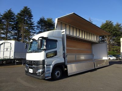 三菱 令和7年式 ウイング Sハイルーフ 4軸低床