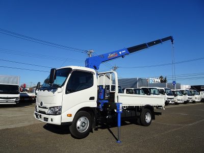 日野 令和7年式 クレーン付 標準ロング 4段・ラジコン 2t積載